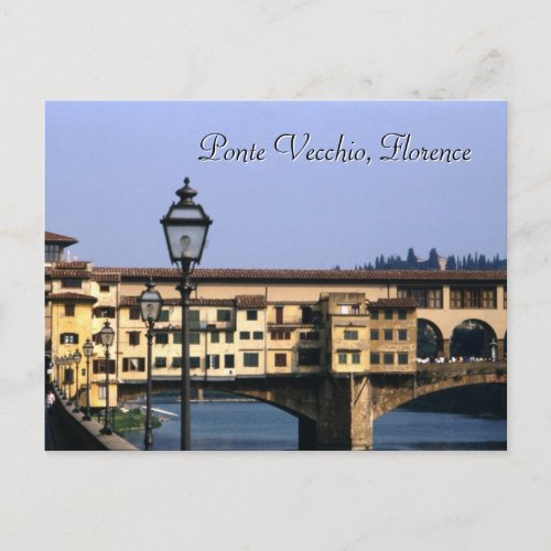 Ponte Vecchio Florence  Postcard
