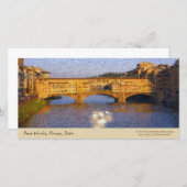 Ponte Vecchio Italian Florence Bridge (Front/Back)