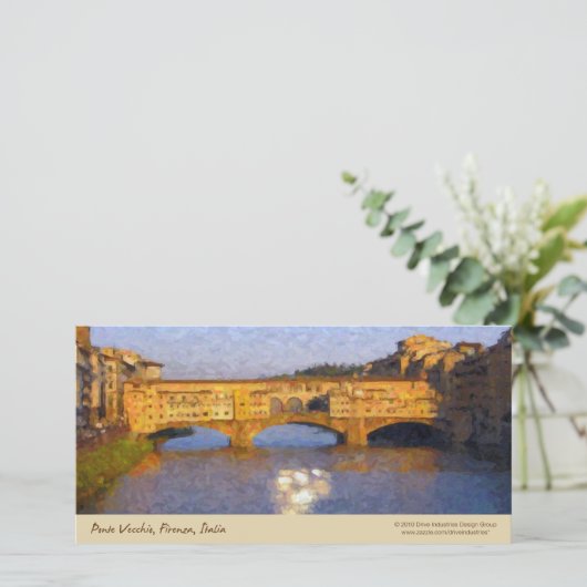 Ponte Vecchio Italian Florence Bridge (Standing Front)