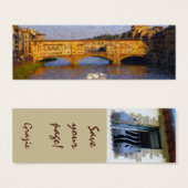 Ponte Vecchio Italian Florence Bridge (Front & Back)