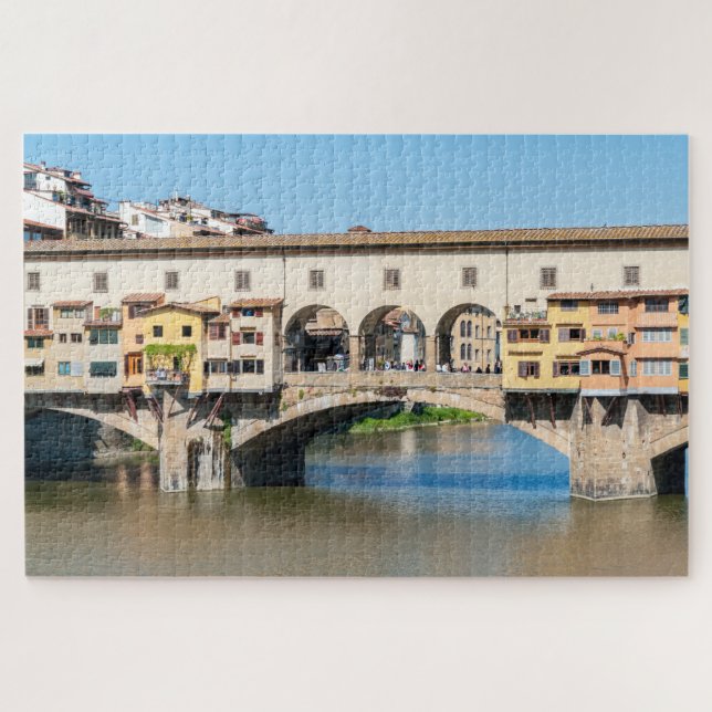 Ponte Vecchio old bridge - Florence, Italy Jigsaw Puzzle (Horizontal)
