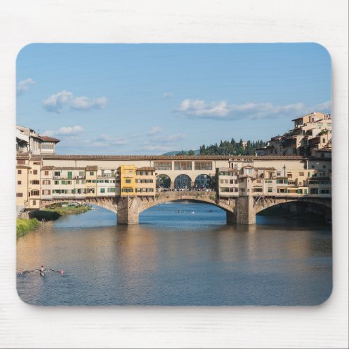 Ponte Vecchio old bridge _ Florence Italy Mouse Pad