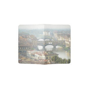 Ponte Vecchio Old Bridge Florence Italy Passport Holder