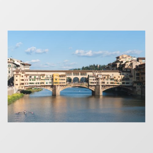 Ponte Vecchio old bridge _ Florence Italy Window Cling