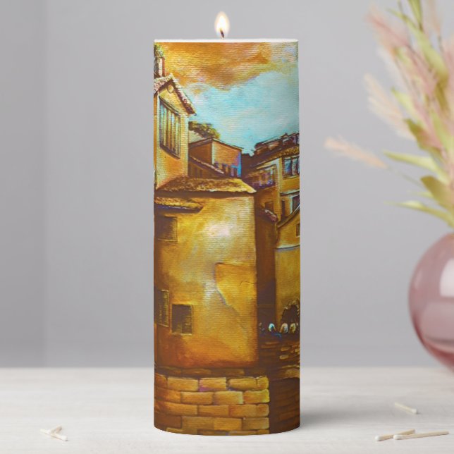 Ponte Veccho Pillar Candle (In Situ)
