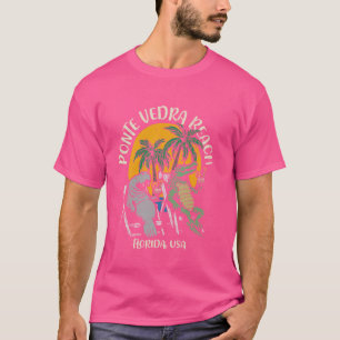 Ponte Vedra Beach Florida USA Funny Manatee Alliga T-Shirt