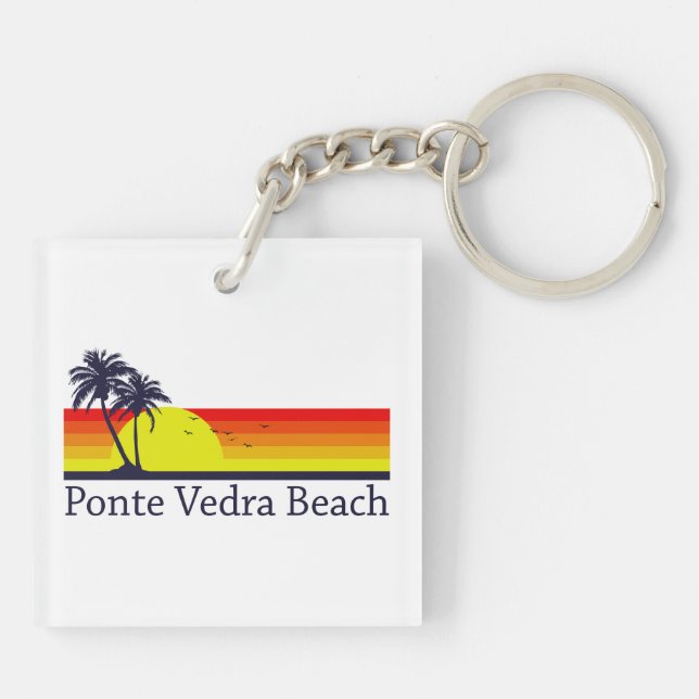 Ponte Vedra Beach Keychain (Back)