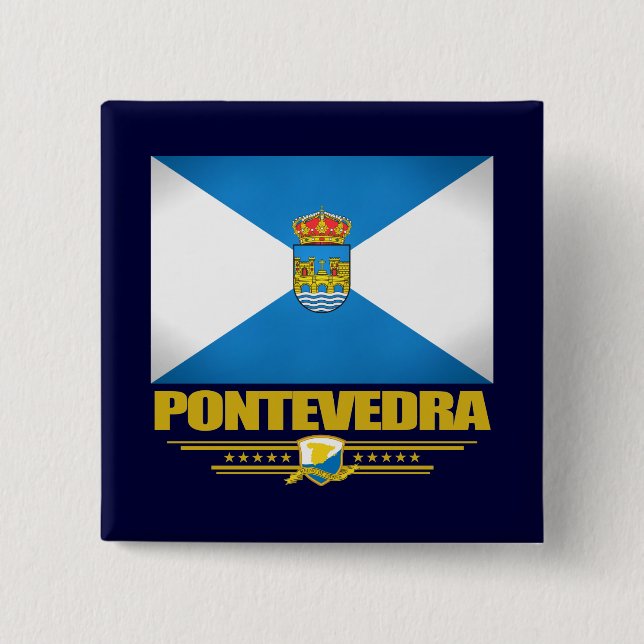 Pontevedra Pinback Button (Front)