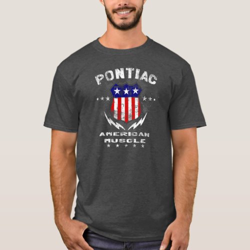 Pontiac American Muscle v3 T_Shirt
