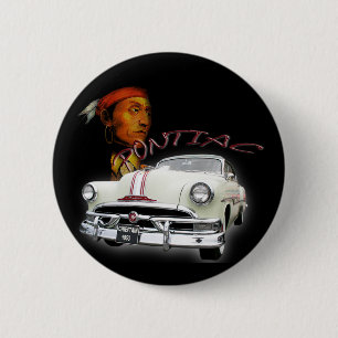 pontiac chieftain 1953 pinback button