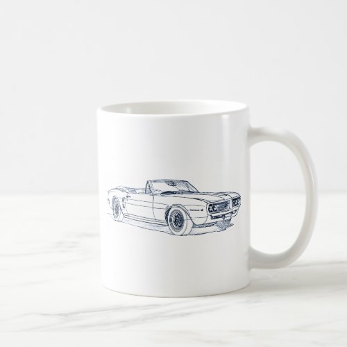 Pontiac Firebird 1968 convertible Coffee Mug