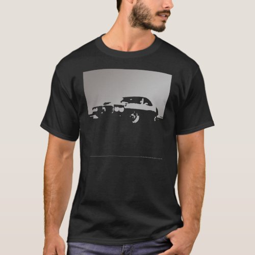 Pontiac Firebird, 1969 - Silver on dark shirts onl