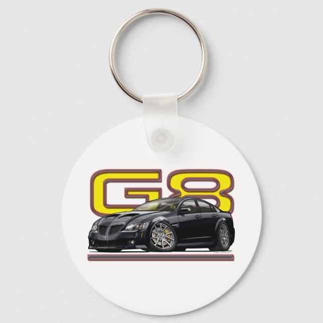 Pontiac_G8_black Keychain (Front)