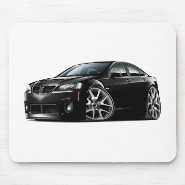 Pontiac G8 GXP Black Car Mouse Pad (Front)