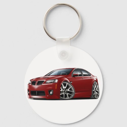 Pontiac G8 GXP Maroon Car Keychain