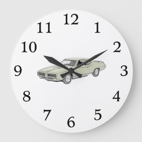 Pontiac GTO 1969 Judge Large Clock