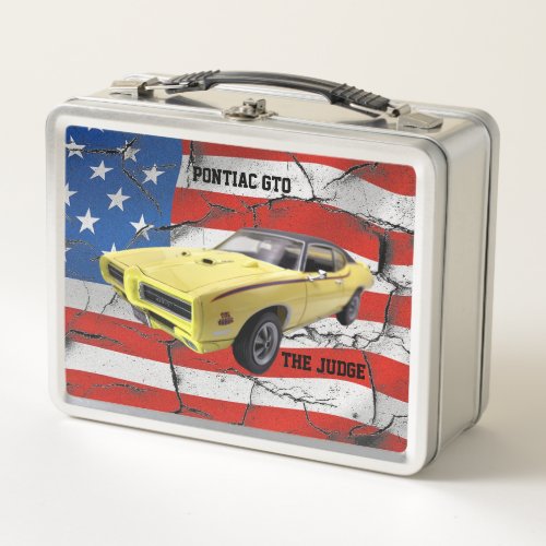 Pontiac GTO _ the Judge   Metal Lunch Box