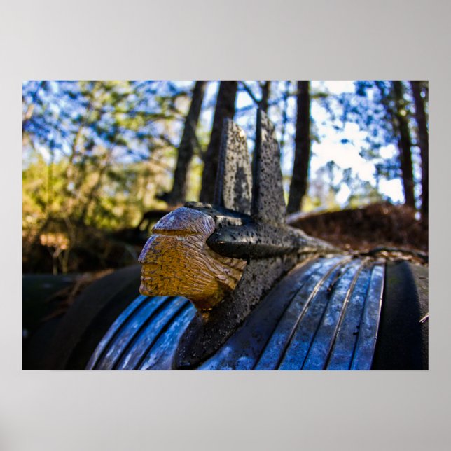 Pontiac Indian Hood Ornament Poster (Front)