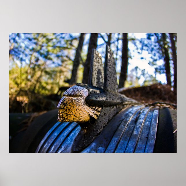 Pontiac Indian Hood Ornament Poster (Front)