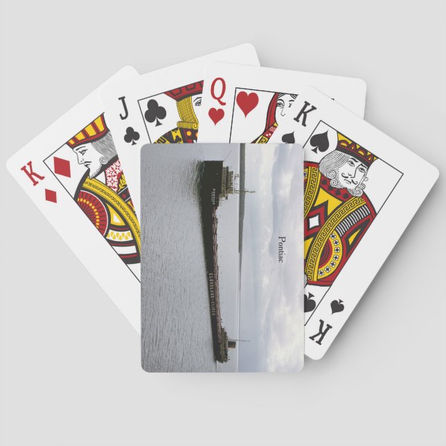 Pontiac playing cards (Back)