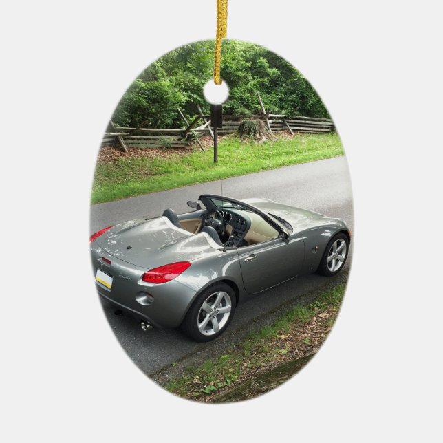 Pontiac Solstice Ceramic Ornament (Front)