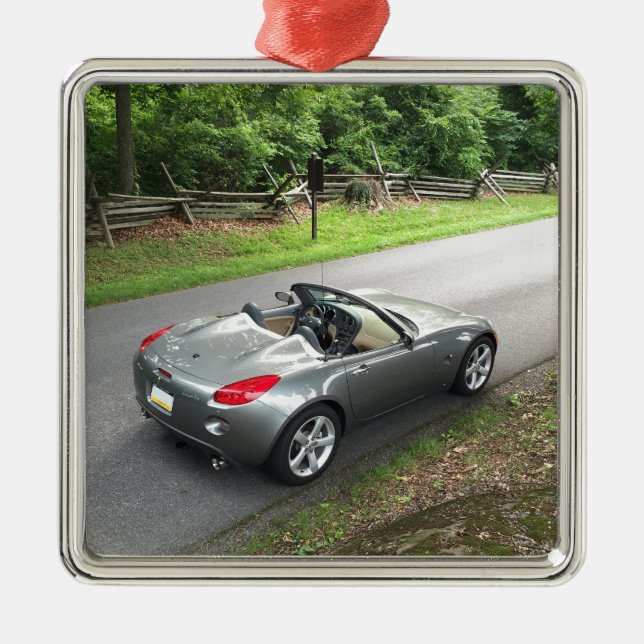 Pontiac Solstice Metal Ornament (Front)