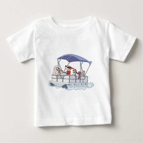 Pontoon Boat Baby T_Shirt