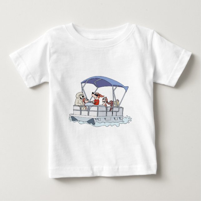 Pontoon Boat Baby T-Shirt (Front)