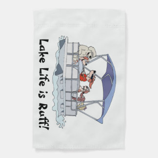 Pontoon Boat Garden Flag