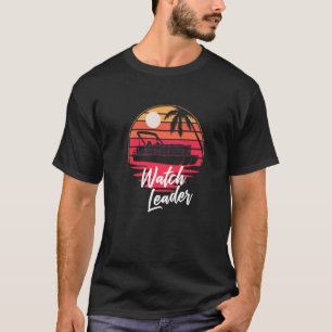 Pontoon Boat Matching Ship Ranks Pontoon Crew Watc T-Shirt