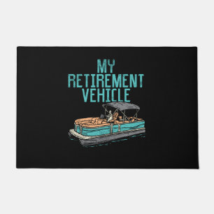 Pontoon Boat - My Retirement Vehicle Doormat