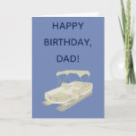 Pontoon Boat Owners Birthday Card