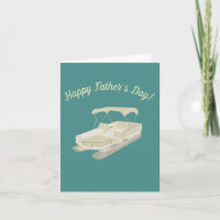 Pontoon Boat Owners Father's Day Card
