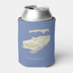 Pontoon Boat Personalized Can Cooler
