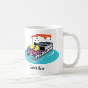 Pontoon Boat Personalized Coffee Mug