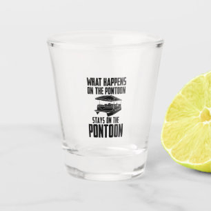 Pontoon Boat Shot Glass