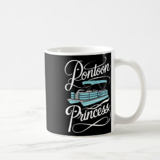 Pontoon Boat Women Boating Princess Party Coffee Mug