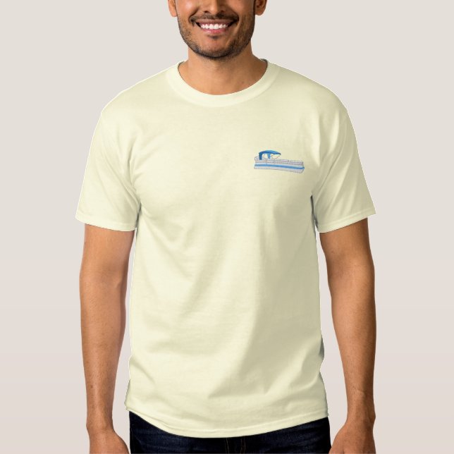 Pontoon Embroidered T-Shirt (Front)