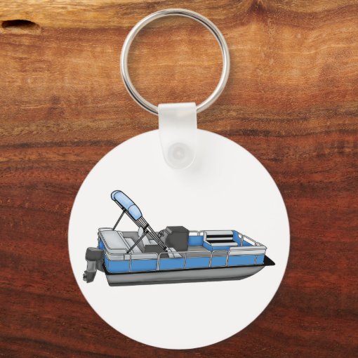 Pontoon Key Chain pontoon fun keychain | Zazzle