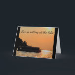 **PONTOON ON THE LAKE** BIRTHDAY CARD<br><div class="desc">WHAT A SIGHT. SEE THIS A LOT AT OUR PLACE AND LOVE TAKING PHOTOS.  THANKS FOR STOPPING BY ONE OF MY EIGHT STORES!!!</div>