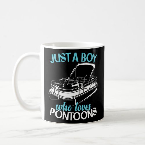 Pontoon Pontooning Boating Kids    Coffee Mug