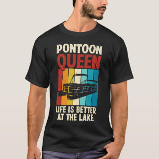 Pontoon Queen Boating Shirt