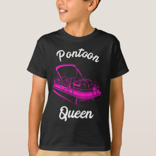 Pontoon Queen Pontoon Captain Pontooning Party Spe T-Shirt