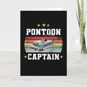 Pontooning Gift for the Pontoon Captain Card