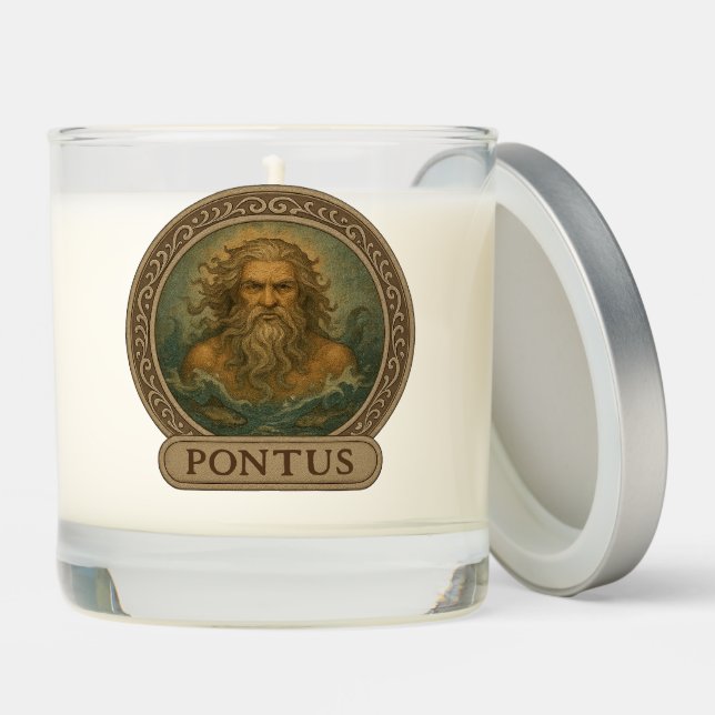 Pontus Deity Candle – Primordial God of the Sea (Lid)