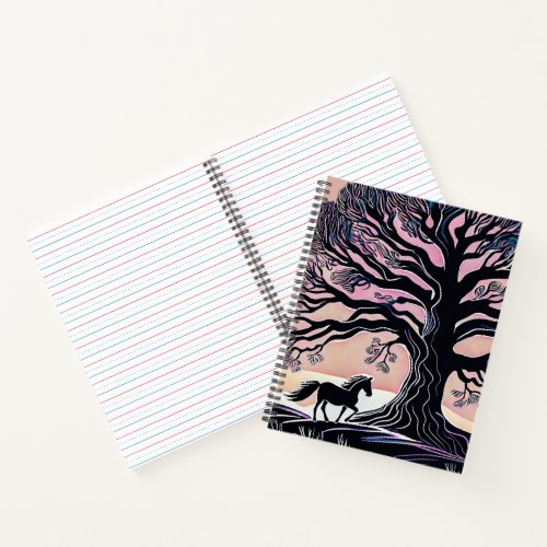 Pony at the Wisdom Tree Notebook