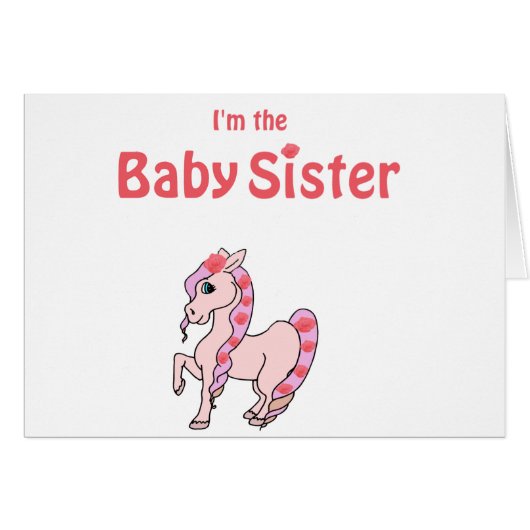 pony baby sister cards (Front Horizontal)