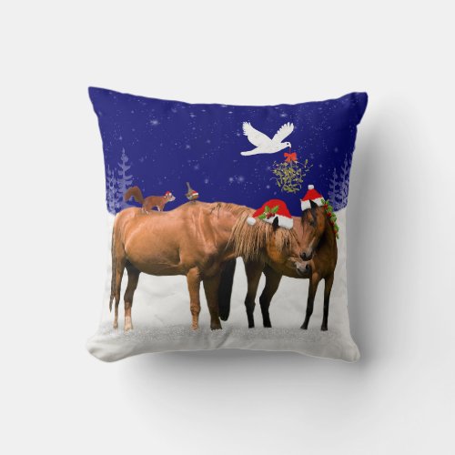 Pony Christmas Party Pillow