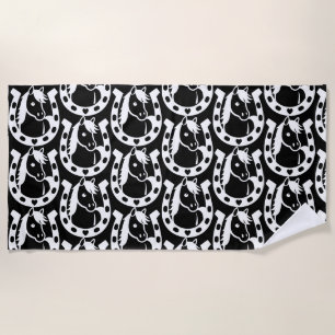 Pony Club Rider Beach Towel