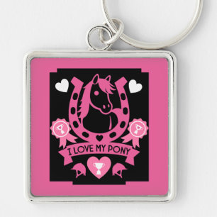 Pony Club Rider Keychain